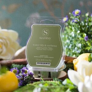 Scentsy Water Lily & Verbena Wax Melt Bar Scent: Water Lily Citron Verbena NIB